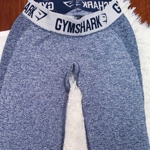 gymshark leggings - grey blue